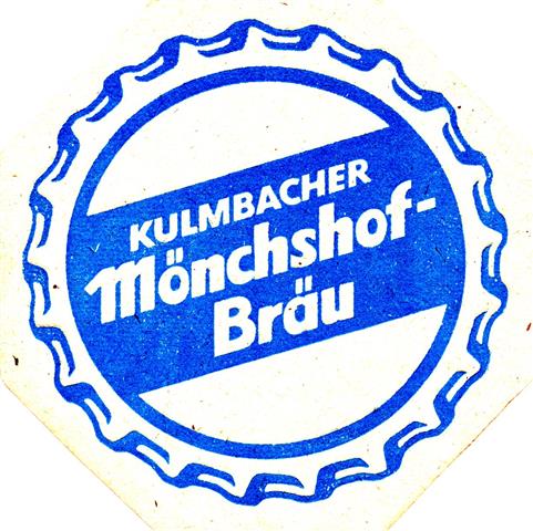 kulmbach ku-by mönchshof 8eck 3a (210-flaschenkorken groß-blau)